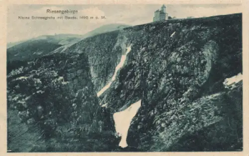 Schneegrubenbaude Riesengebirge Schlesien Śnieżne Kotły * 1928