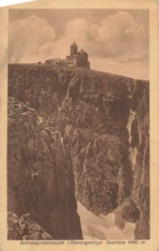 Schneegrubenbaude Riesengebirge Schlesien Śnieżne Kotły o 1927