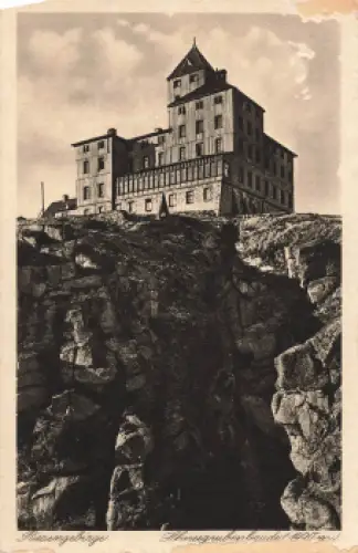 Schneegrubenbaude Riesengebirge Schlesien Śnieżne Kotły * 1929