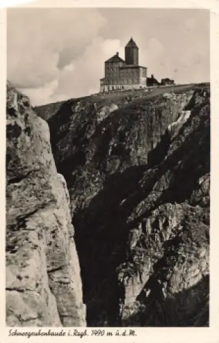 Schneegrubenbaude Riesengebirge Schlesien Śnieżne Kotły o 1937