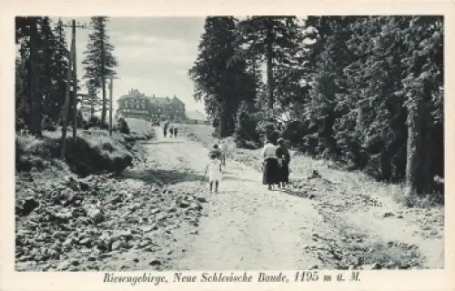 Neue schlesische Baude Riesengebirge Schlesien Schronisko na Hali Szrenickiej  gebraucht 1941