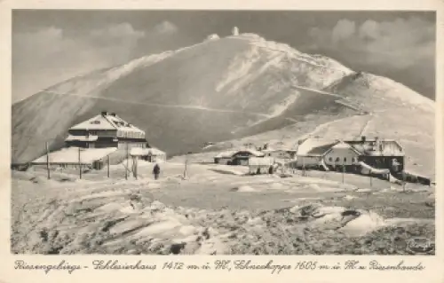 Schlesierhaus Riesenbaude Riesengebirge Schlesien * um 1930