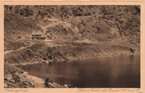 Kleine Teich Baude Riesengebirge Schlesien Samotnia * um 1920