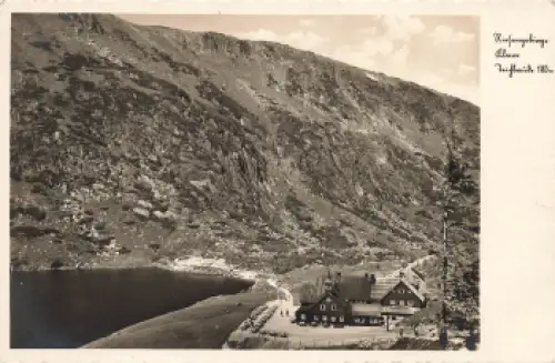 Kleine Teich Baude Riesengebirge Schlesien Samotnia o 1941