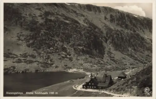 Kleine Teich Baude Riesengebirge Schlesien Samotnia o 1934