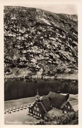 Kleine Teich Baude Riesengebirge Schlesien Samotnia * 1942