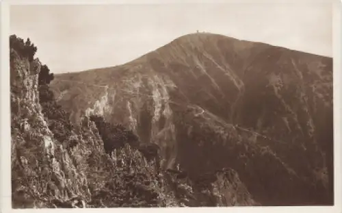 Schneekoppe Riesengebirge Schlesien Śnieżka * um 1930