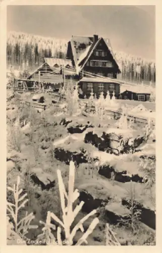 Zackefallbaude Riesengebirge Schlesien Schronisko Kamieńczyk o 1937