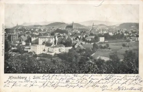 Hirschberg Riesengebirge Schlesien Jelenia Gora o um 1900