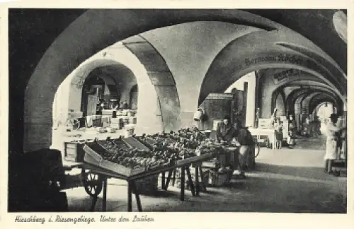 Hirschberg unter den Lauben Riesengebirge Schlesien Jelenia Gora * 1941