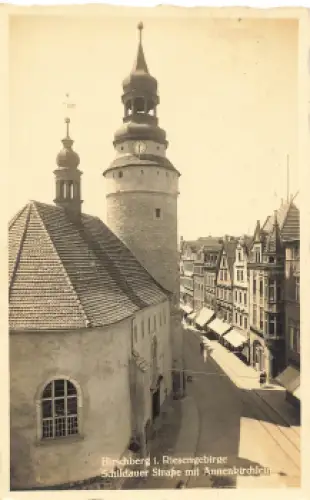 Hirschberg Schildauer Straße Riesengebirge Schlesien Jelenia Gora Feldpost 1941