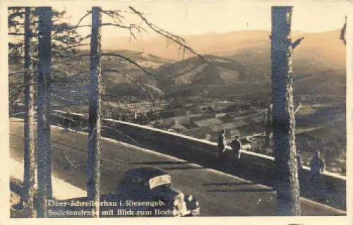 Ober Schreiberhau Sudetenstrasse Riesengebirge Schlesien Szklarska Poręba o 1940