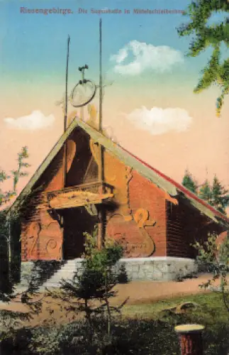 Mittel Schreiberhau Sagenhalle Riesengebirge Schlesien Szklarska Poręba o 1935