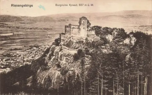 Kynast Riesengebirge Schlesien Chojnik o 1918