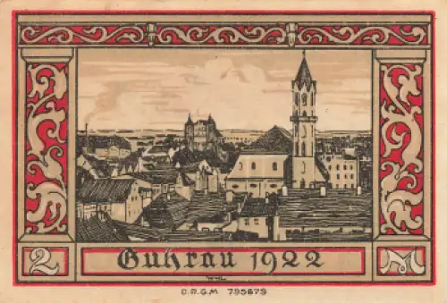 Guhrau Schlesien Notgeldschein Góra  1922