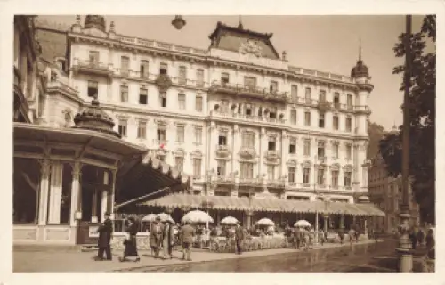 Karlsbad Cafe Pupp Böhmen Karlovy Vary * um 1930