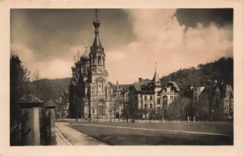 Karlsbad Russische Kirche Böhmen Karlovy Vary * um 1930