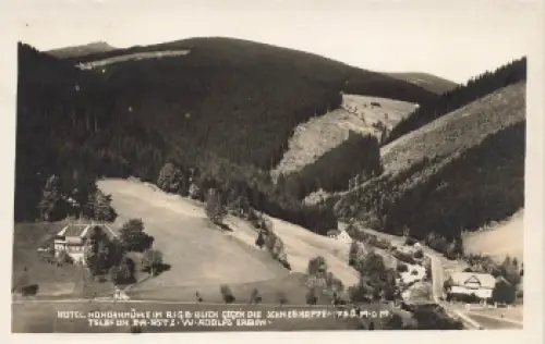 Riesengebirge Hotel Mohnmühle W. Adolfs Erben * um 1940