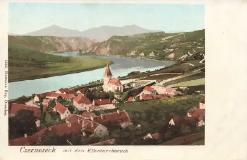 Czernosek Elbe Böhmen Sudetengau Velké Žernoseky * um 1900