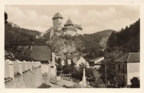 Hrad Karlstejn Böhmen Karlstein * um 1950