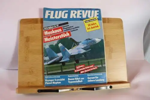 Flug Revue 8/1989. Sehr selten! Mit Suchoi Su-27, Voyager 2 und mehr!