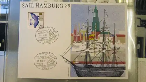 Karte Sail Hamburg `89