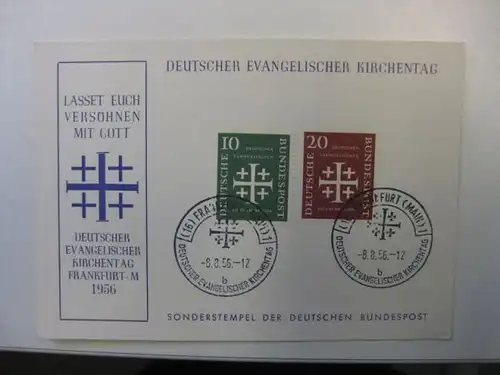FDC-Karte Ev. Kirchentag Frankfurt/M.