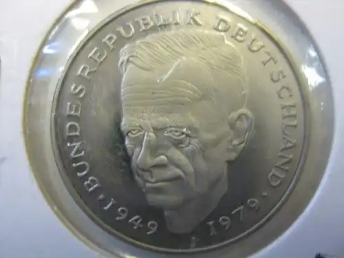 2 DM Münze Kurt Schumacher  1992 A, PP Polierte Platte