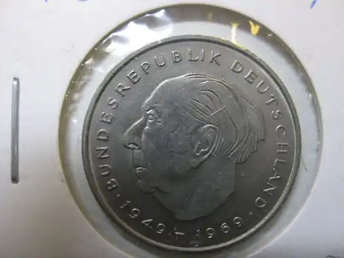 2 DM Münze Theodor Heuss 1980 G, Stg