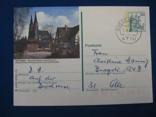 Bildpostkarte P 129 Deutschland Soest