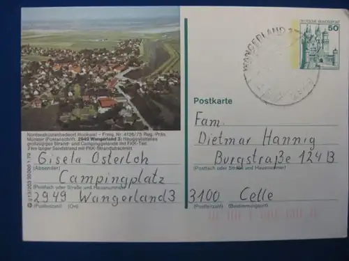 Bildpostkarte P 129 Deutschland Wangerland 3, Münster 