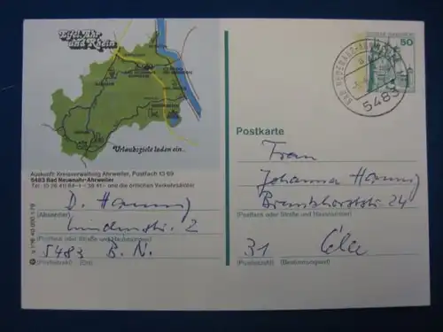 Bildpostkarte P 129 Deutschland Bad Neuenahr- Ahrweiler