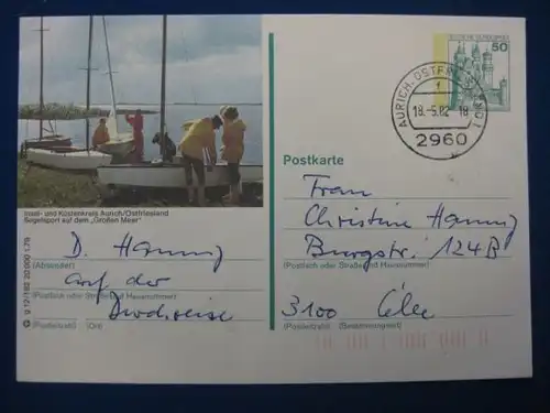 Bildpostkarte P 129 Deutschland Aurich/ Ostfriesland