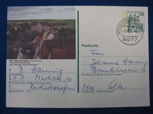 Bildpostkarte P 129 Deutschland Reichertshofen, Oberbayern