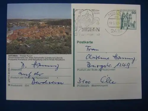 Bildpostkarte P 129 Deutschland Mölln (Lüneburg/ Lübeck)