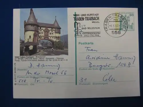 Bildpostkarte P 129 Traben- Trarbach