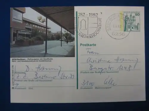 Bildpostkarte P 129 Deutschland Eschborn