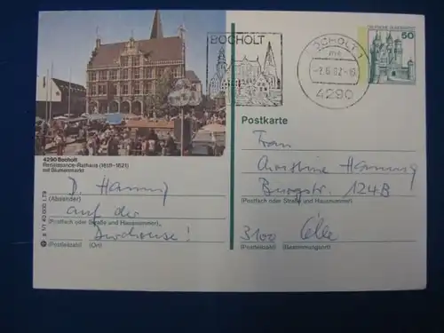 Bildpostkarte P 129 Deutschland Bocholt