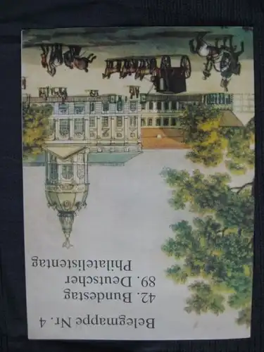 Belegmappe BDPh Nr. 4, 42. Bundestag, 89. Deutscher Philatelistentag 1988
