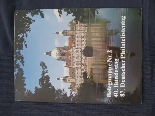 Belegmappe Nr. 2 des BDPh 1986,  40. Bundestag, 87. Deutscher Philatelistentag