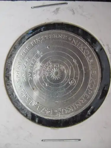 5 DM Münze Kopernikus 1973