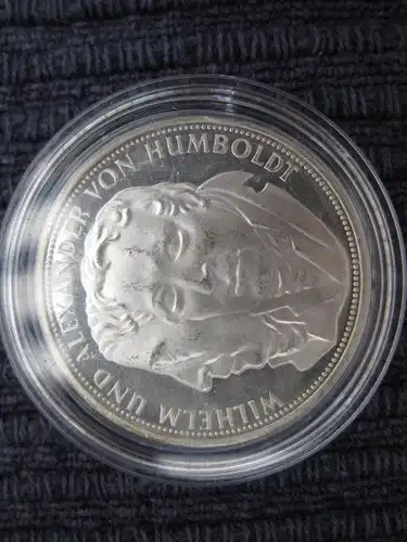 5 DM Münze Alexander von Humboldt 1967