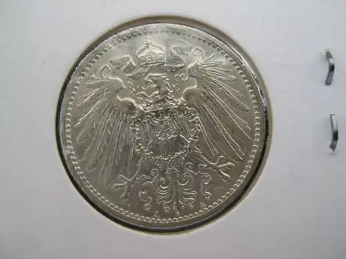 1 Mark Kursmünze Silber 1912 A