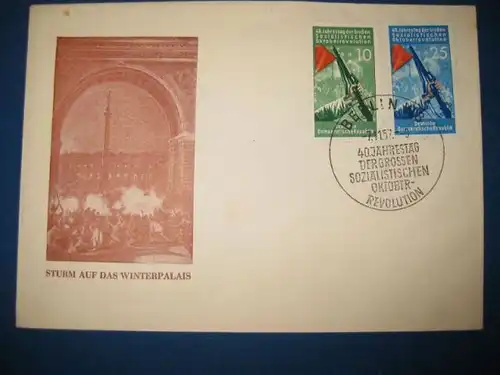 Ersttagsbrief FDC DDR 