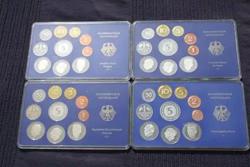 DM Kursmünzensatz, PP, 1987 komplett