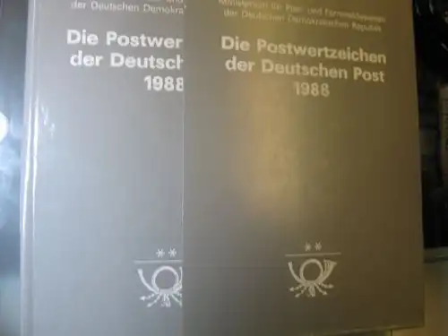 Jahreszusammenstellung der Deutschen Post DDR 1988, Die Postwertzeichen der Deutschen Post