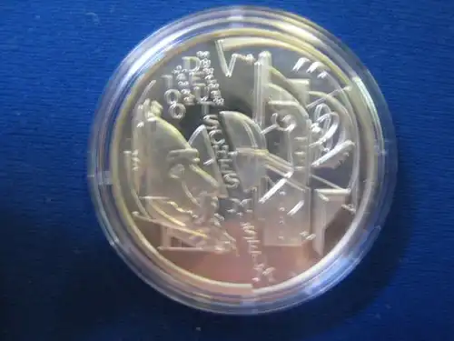 10 EURO Silbermünze 100 Jahre Deutsches Museum, Polierte Platte, Spiegelglanz