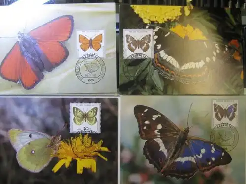 Maximumkarten Für die Jugend 1991 Schmetterlinge