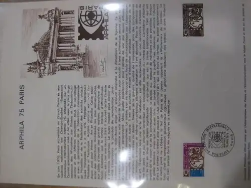 Document Philatelique Officiel - Amtliches Ersttagsblatt ETB der POST: ARPHILA