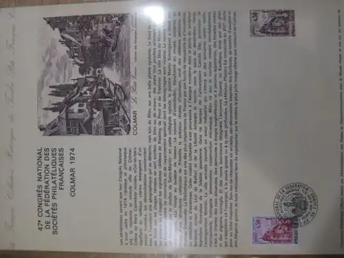 Document Philatelique Officiel - Amtliches Ersttagsblatt ETB der POST: Philatelistentag Colmar
